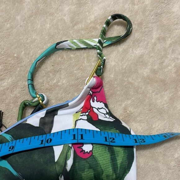 NWT- Swiminista X Christian Lacroix- XS. Jardin Exo’Chic Swim Top - Picture 4 of 8